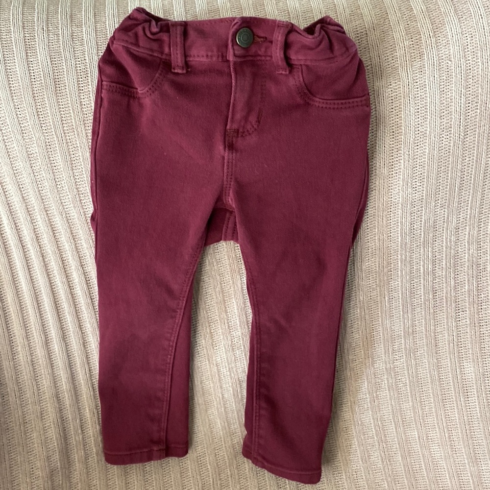 Burgundy “Ballerina” jeggings